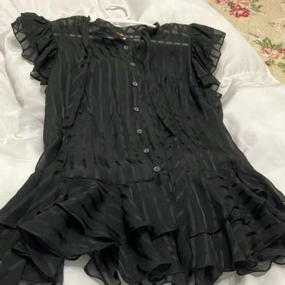 Ralph Lauren rugby silk top - Picture 6 of 7